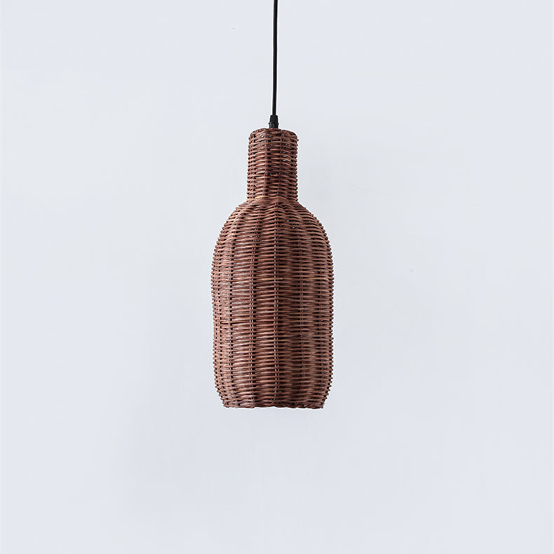 Nordic Rattan Chandelier Japanese Handmade Pendant Lampshades