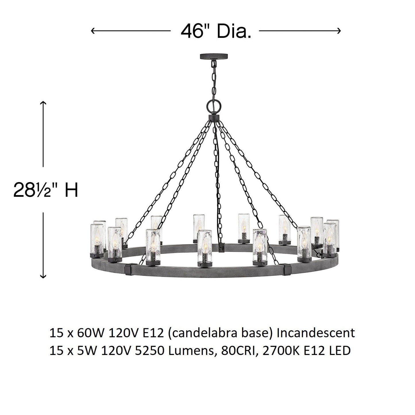 Sawyer Outdoor Chandelier