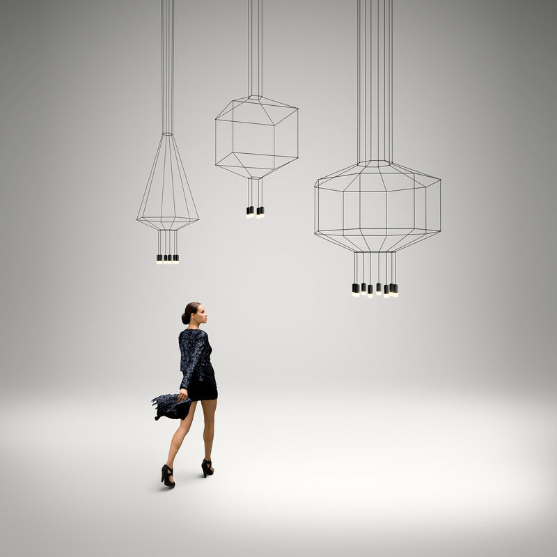 Wireflow 3D Octagonal Pendant Light