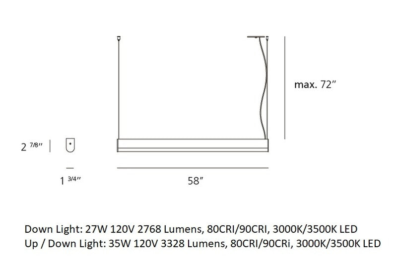 Ledbar Round Linear Pendant Light