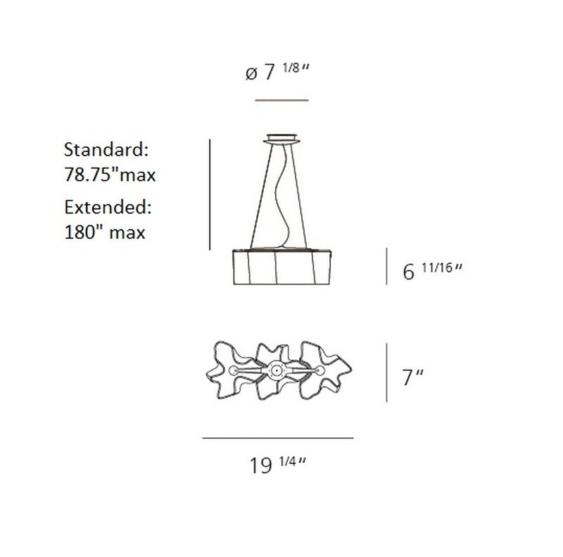 Logico Triple Linear Suspension Lamp