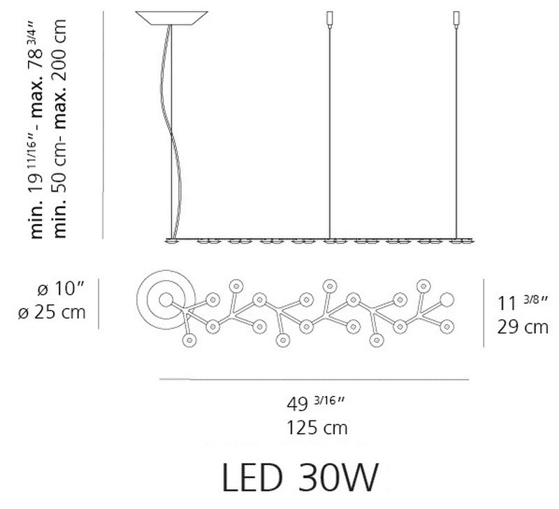 LED Net Line Suspension Light