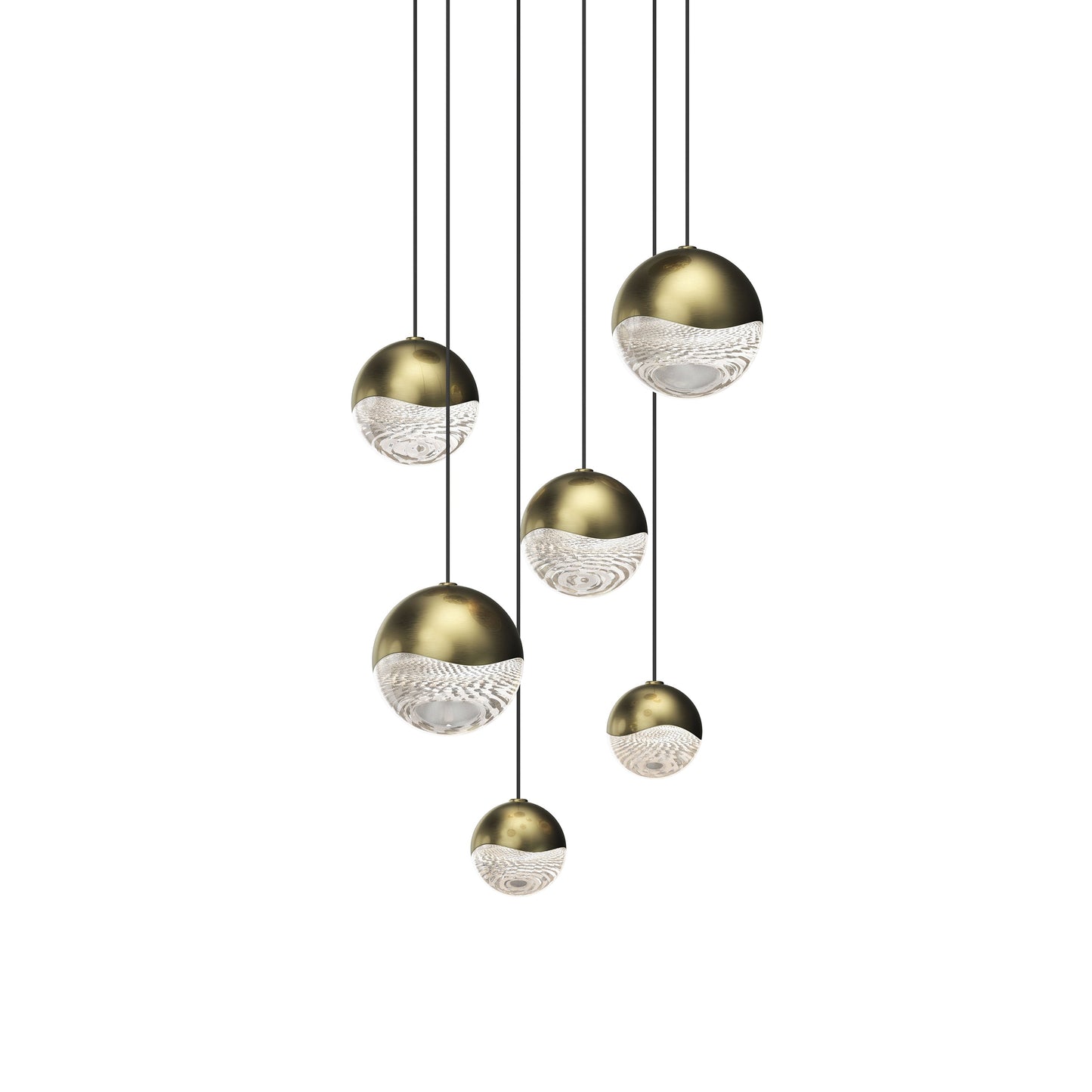 Grapes Six Light Multi Pendant Light