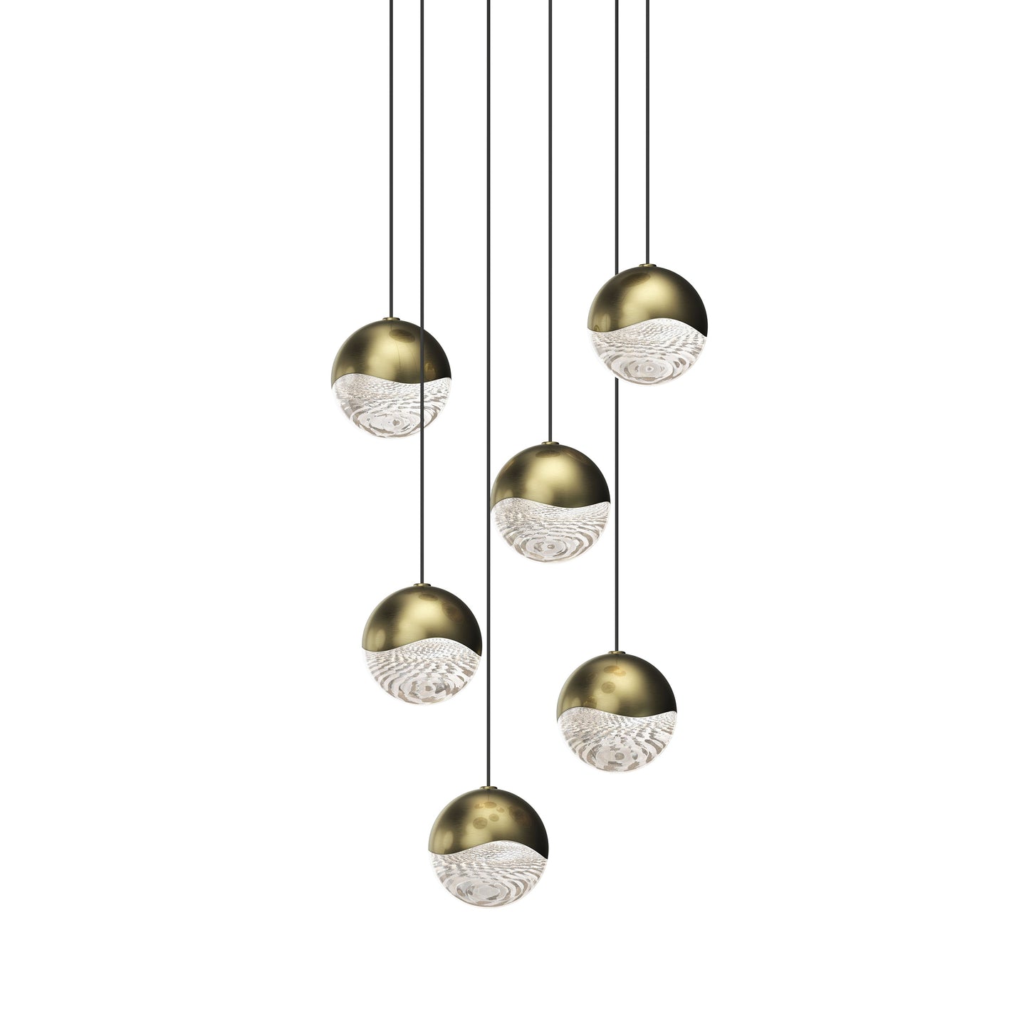 Grapes Six Light Multi Pendant Light