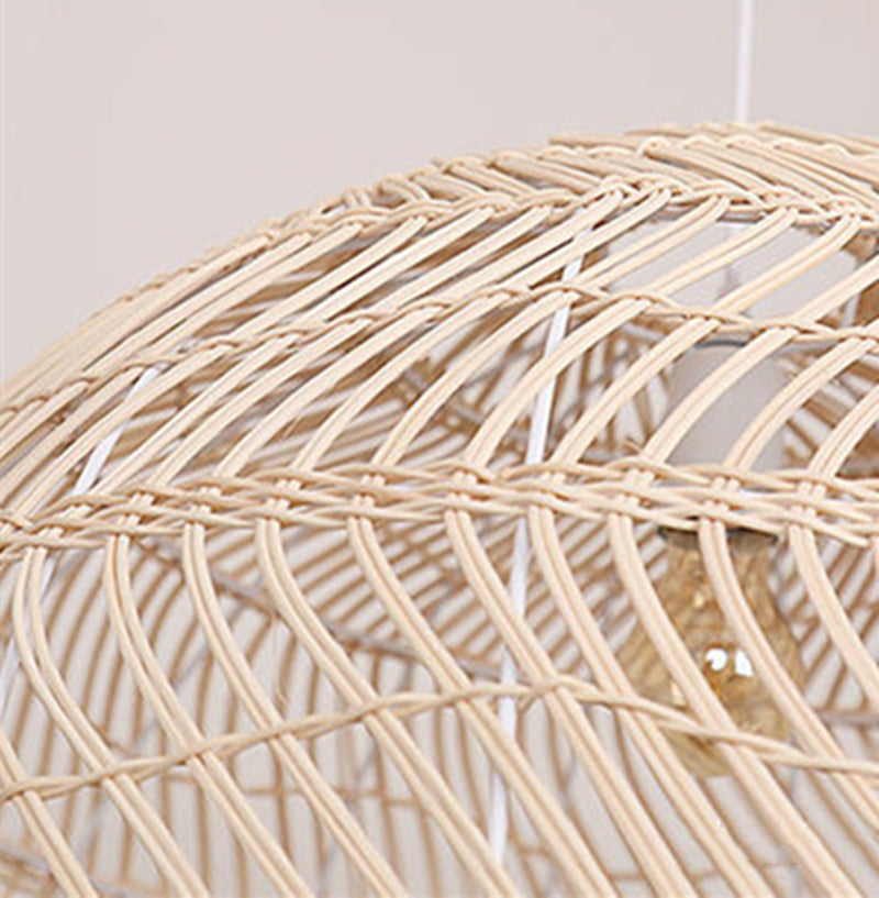 Handmade Rattan Woven Pendant Lamp Shade