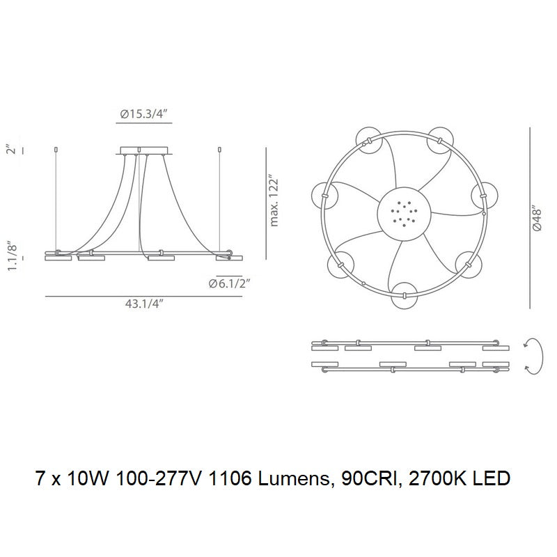 Aro Round Pendant Light