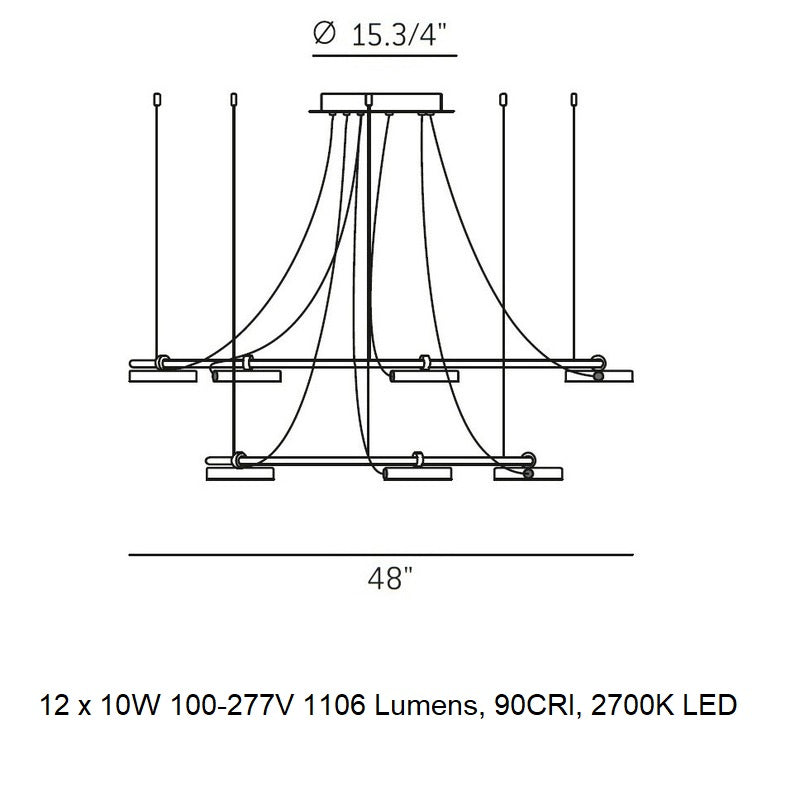 Aro Two Tier Pendant Light