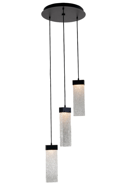 Parallel Round Multi-Light Pendant Light