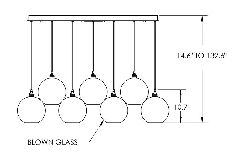 Terra Linear Pendant Light