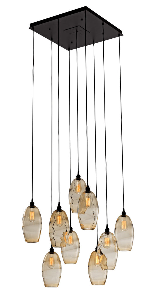 Ellisse Square Multi-Light Pendant Light