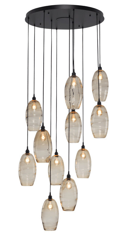 Ellisse Round Multi-Light Pendant Light