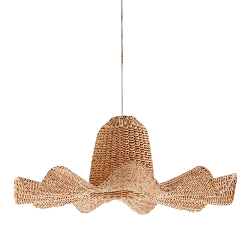 Stylish Rattan Dome Large Pendant Light