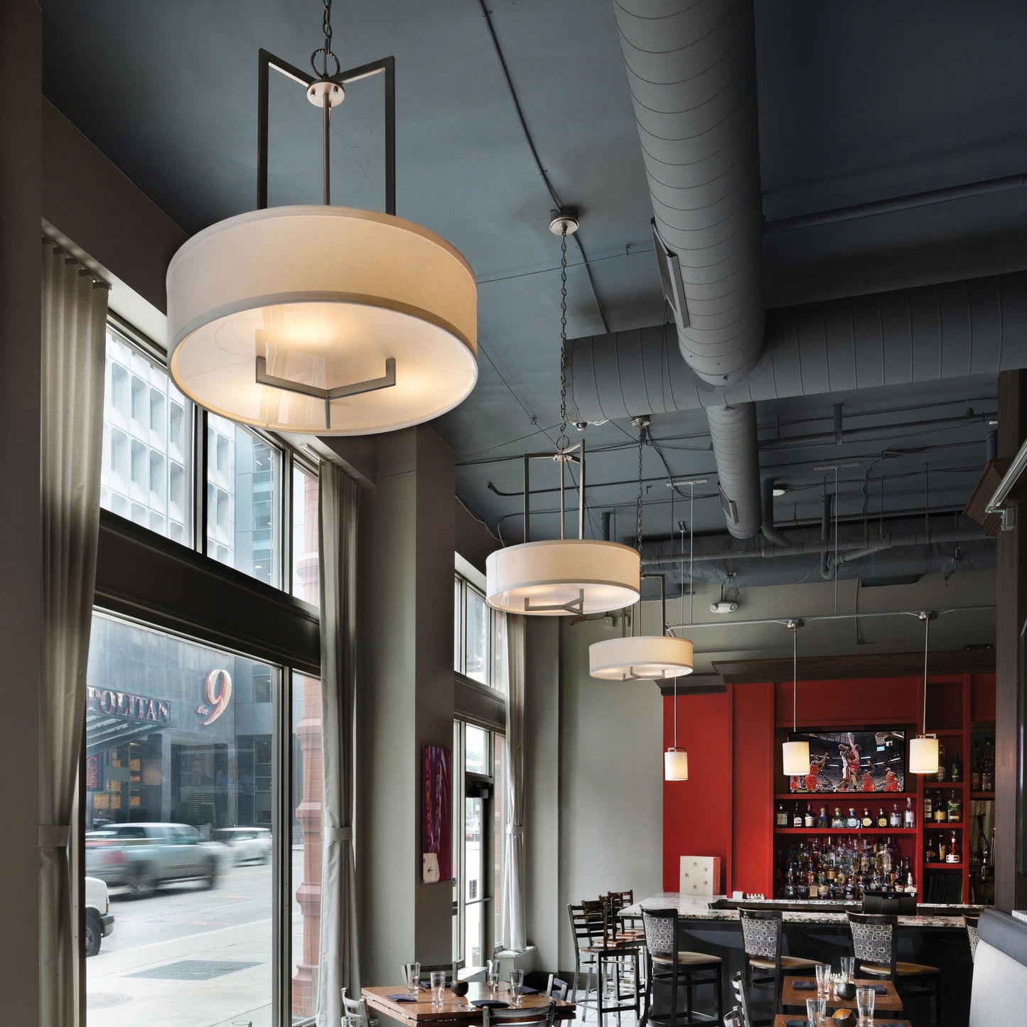 Hampton Large 3 Light Pendant Light