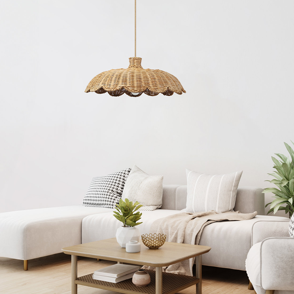 Creative Decor Boho Rattan Pendant Light