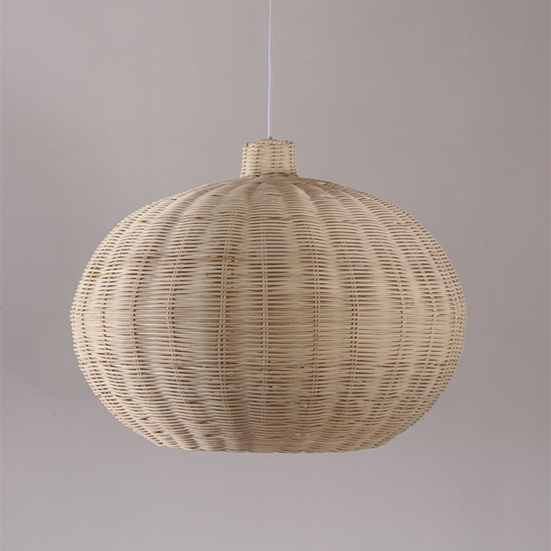 Nordic Rattan Chandelier Japanese Handmade Pendant Lampshades