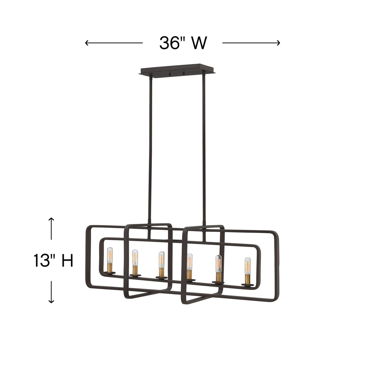 Quentin Linear Chandelier