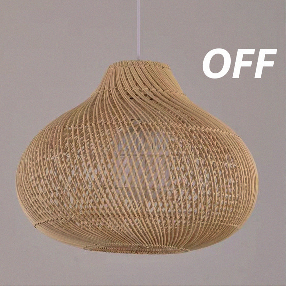 Creative Wicker Rattan Pendant Light For Dining Room