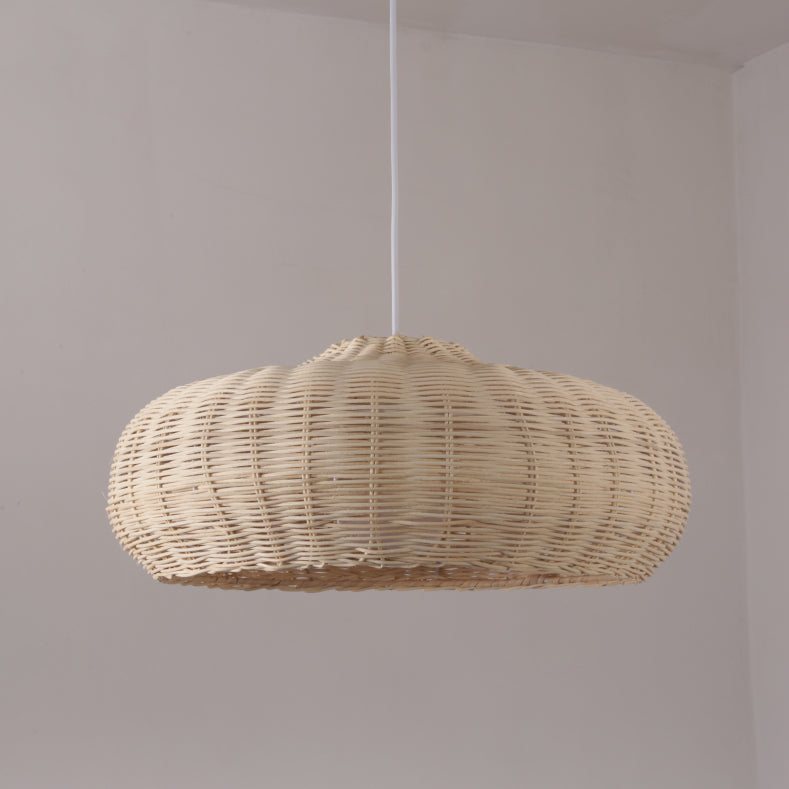 Nordic Rattan Chandelier Japanese Handmade Pendant Lampshades