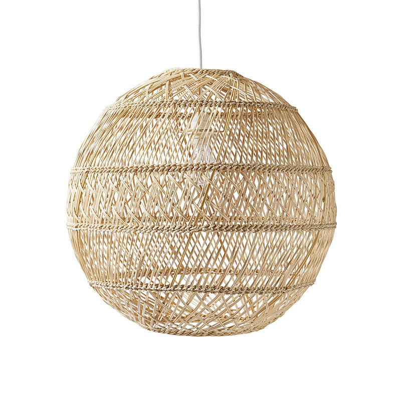 Rattan Woven Pendant Light Hand-woven Lantern Art Wicker Lampshades