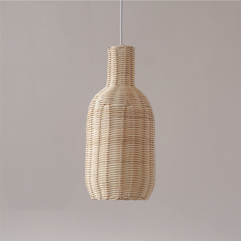 Nordic Rattan Chandelier Japanese Handmade Pendant Lampshades