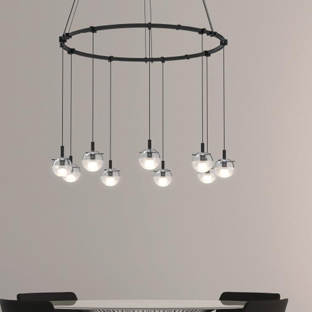 Suspenders Ring Multi Light Pendant Light