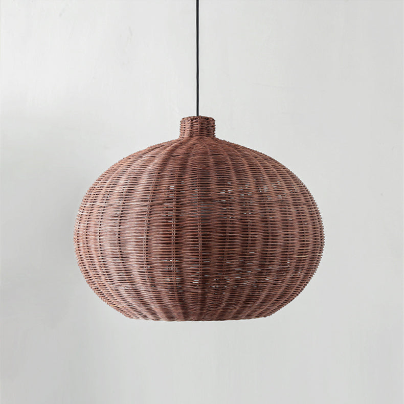 Nordic Rattan Chandelier Japanese Handmade Pendant Lampshades