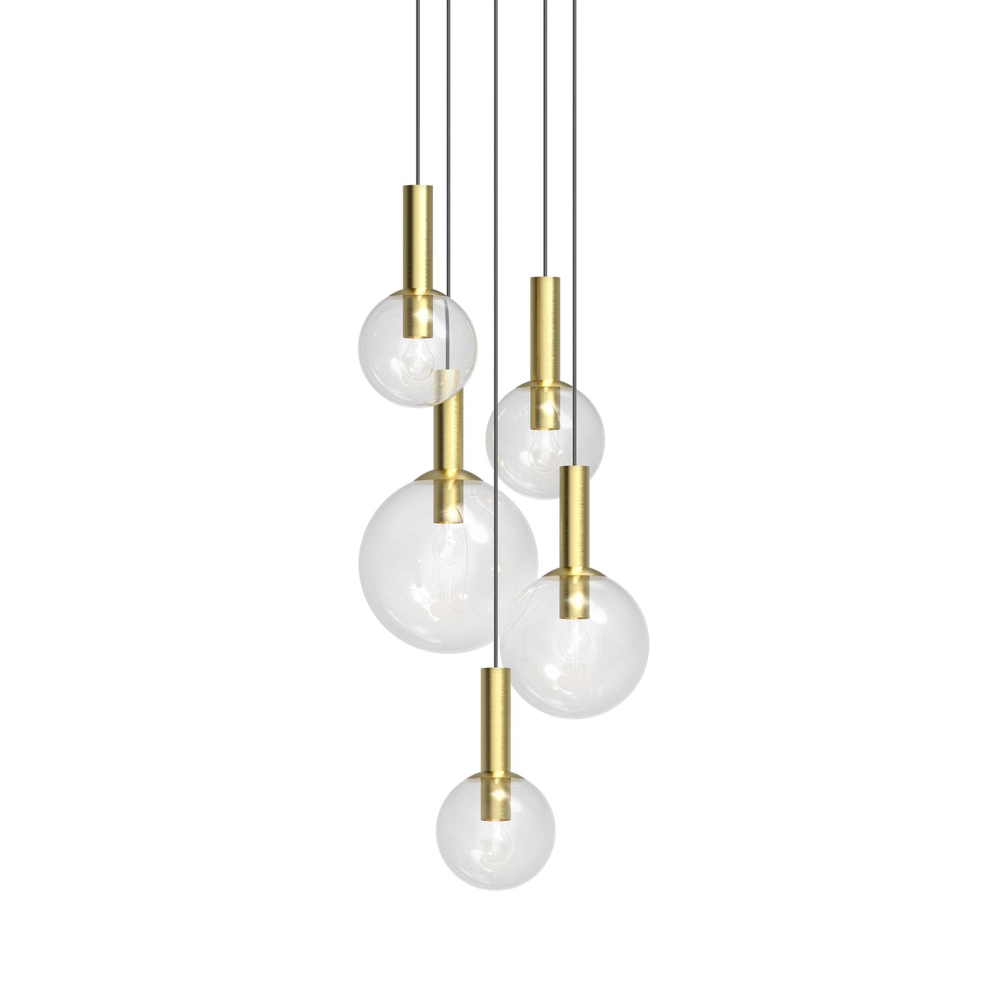 Bubbles Five Light Multi Pendant Light