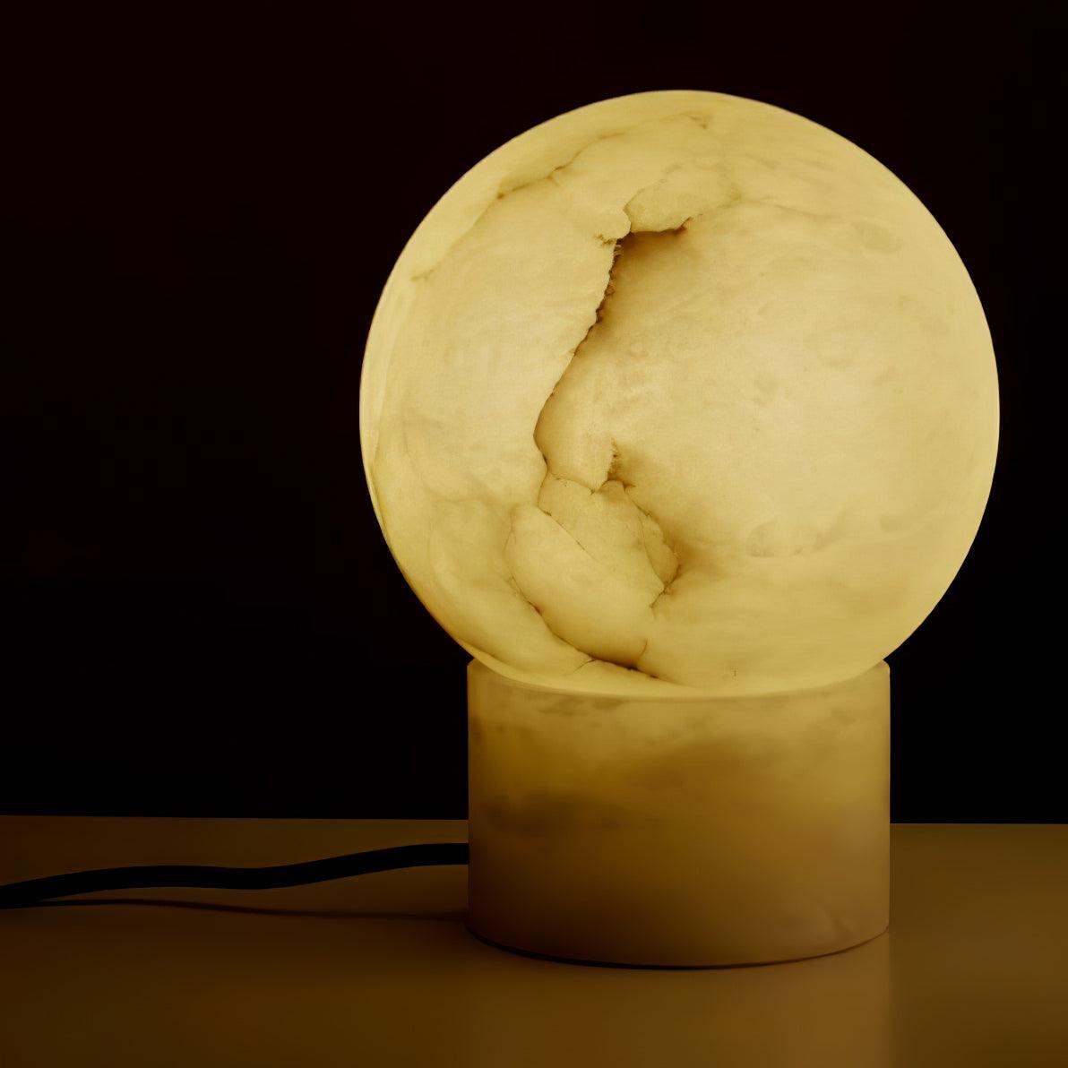 Marble Ball Table Lamp