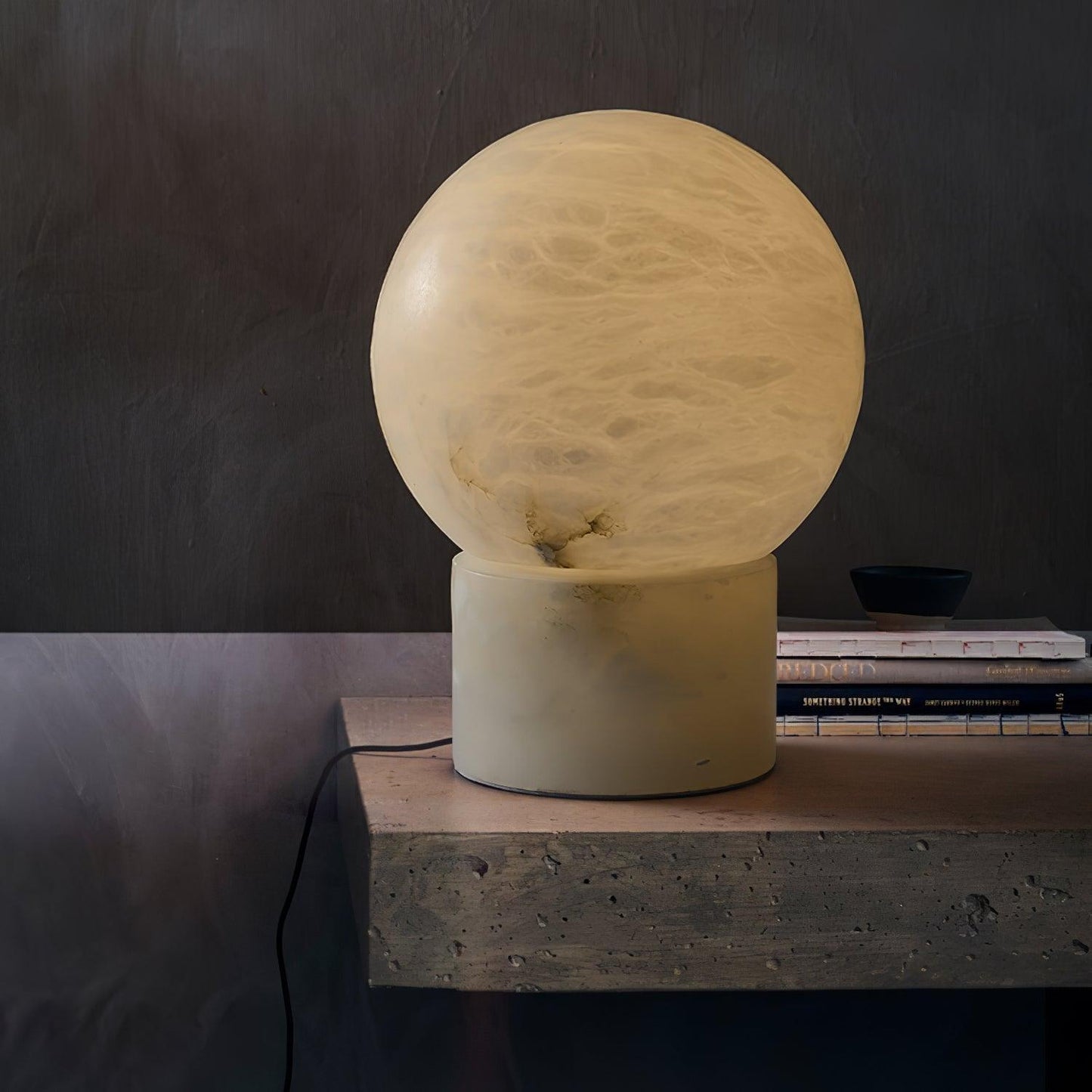 Marble Ball Table Lamp