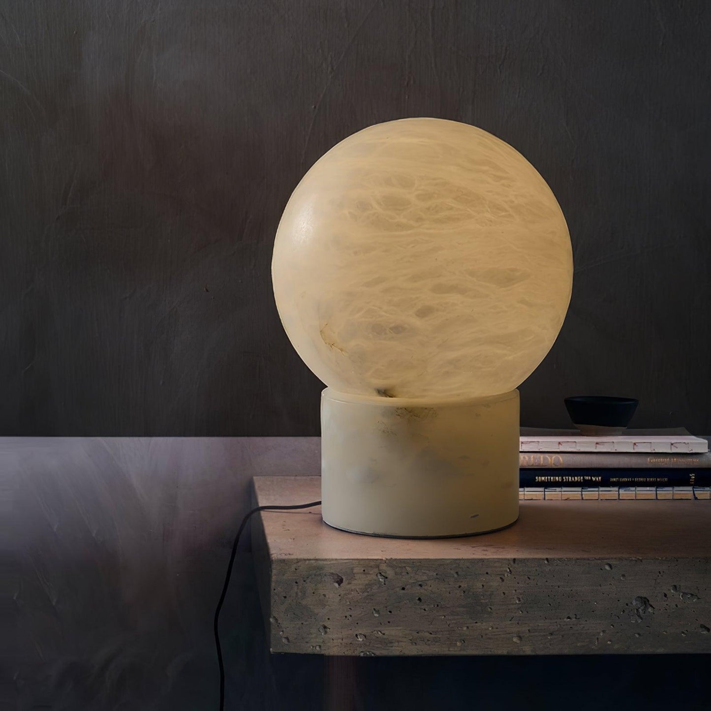 Marble Ball Table Lamp