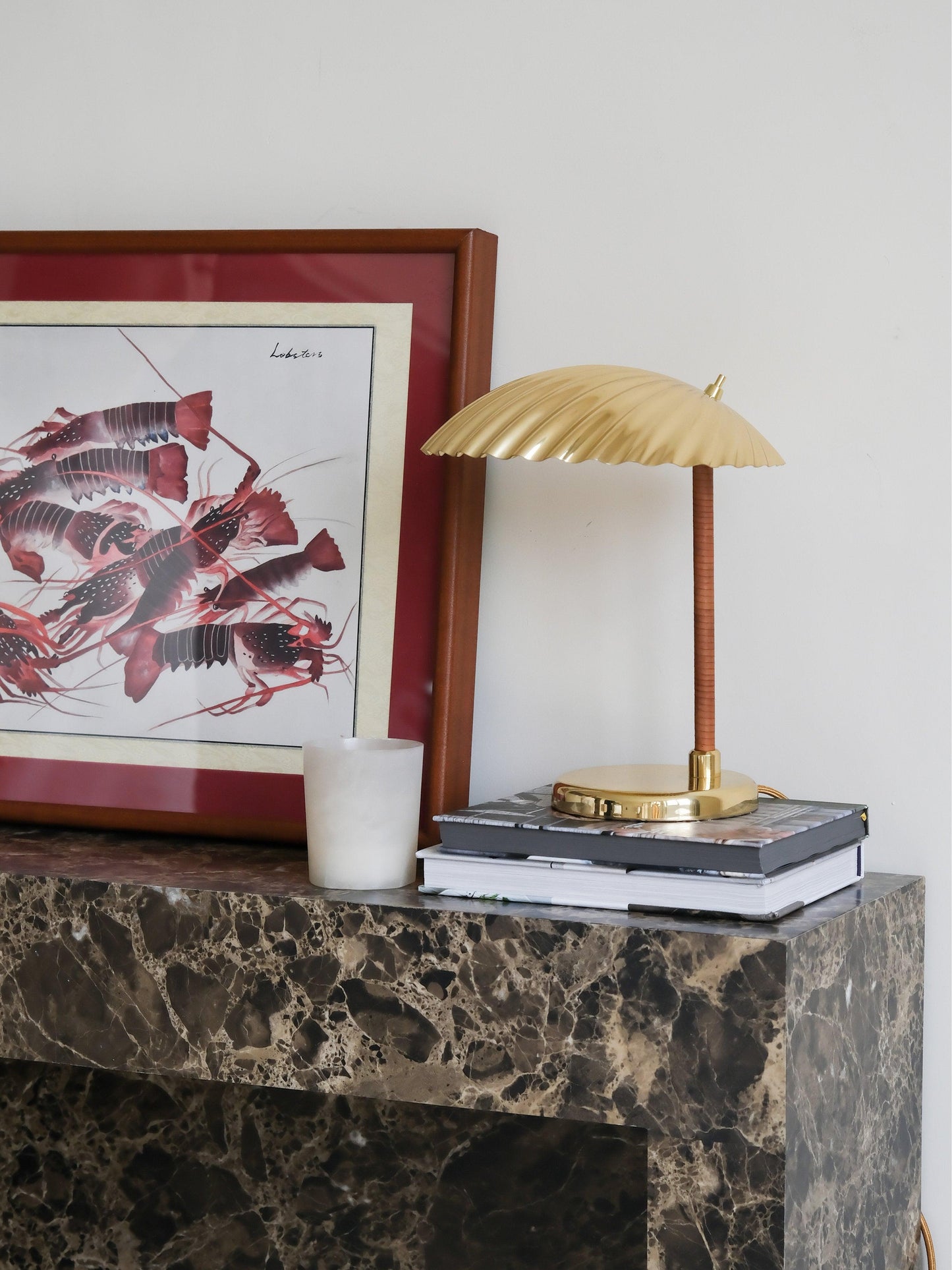 Brass Shell Table Lamp