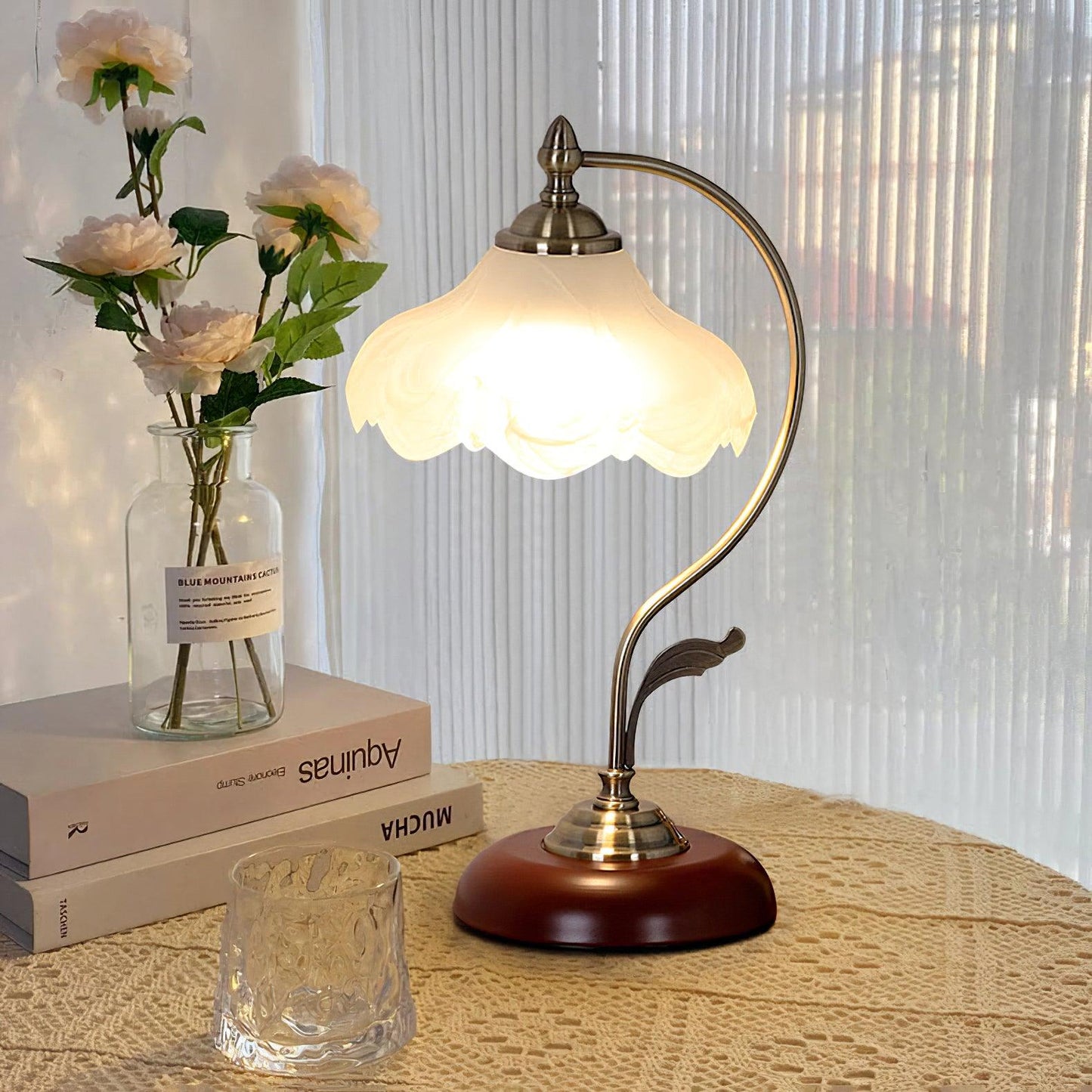 Brown Dome Table Lamp