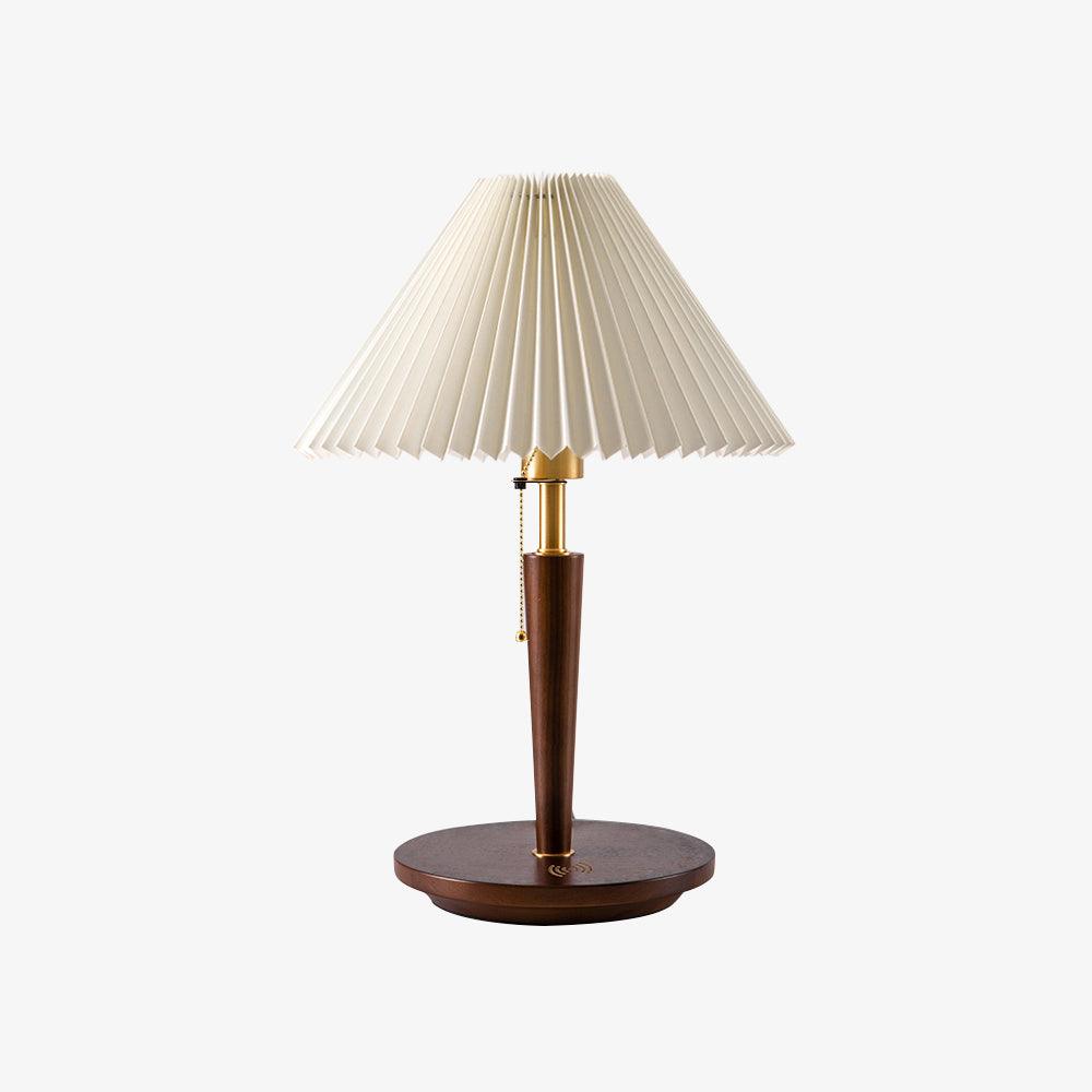 Cone Pleated Fabric Table Lamp