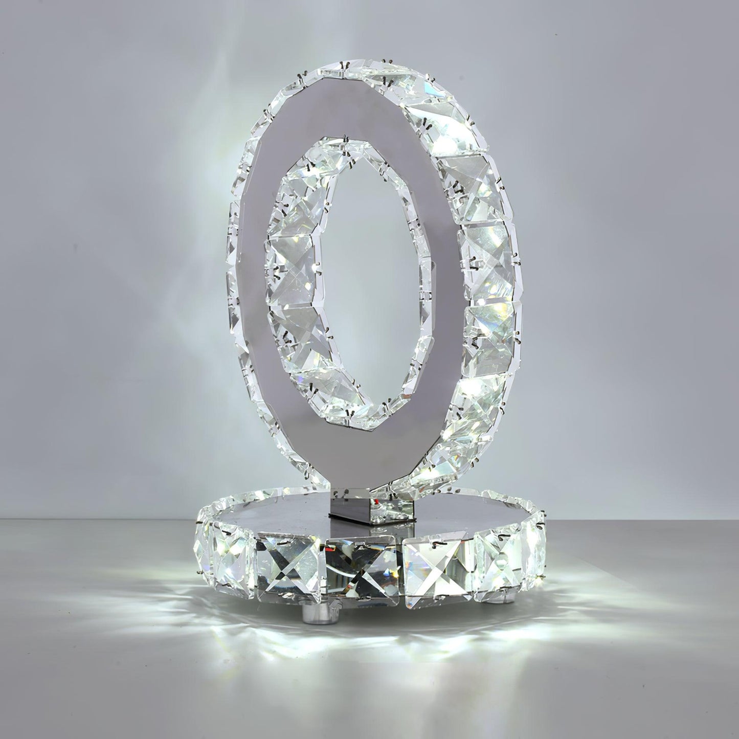 Crystal Rings Table Lamp