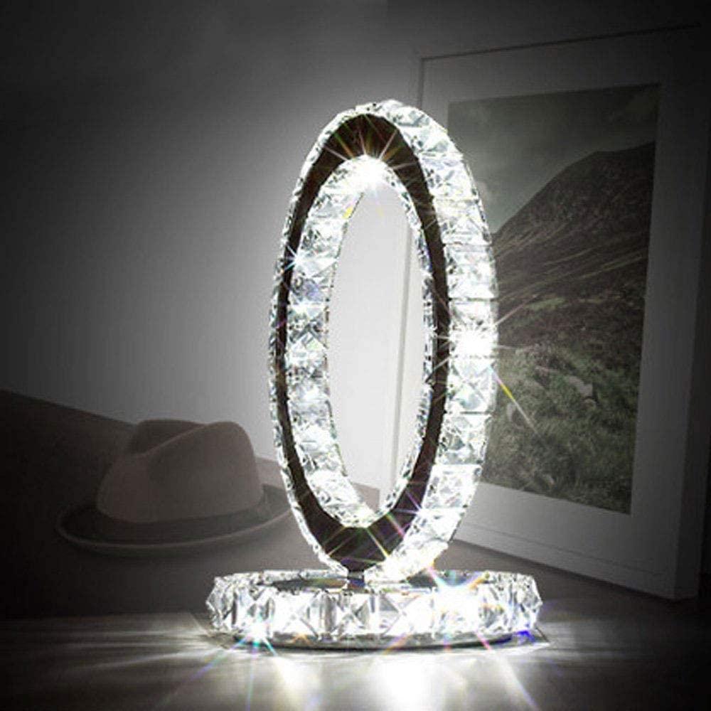 Crystal Rings Table Lamp