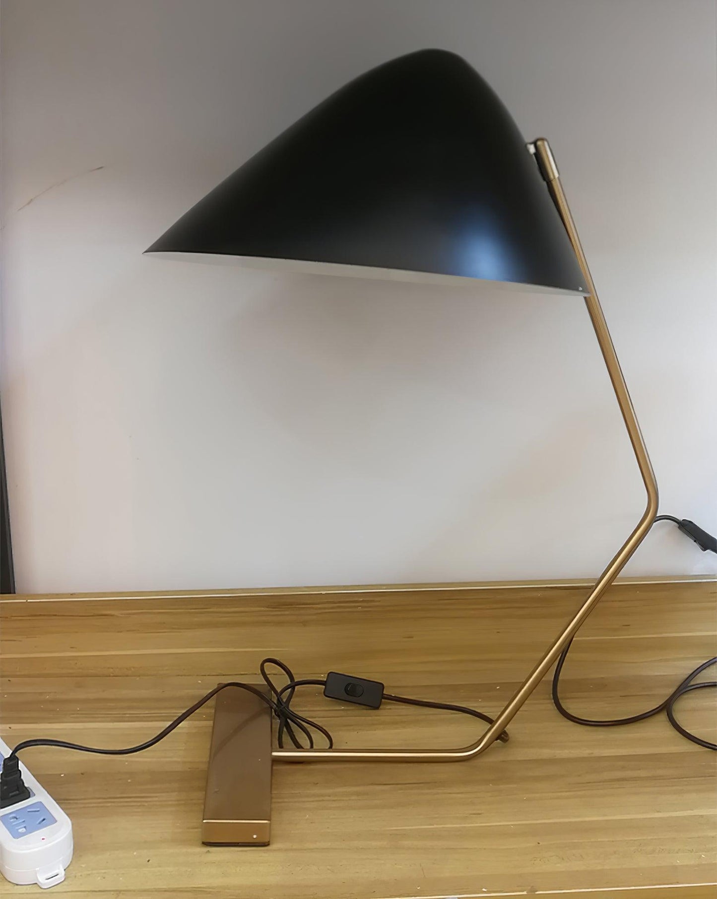 Curvilinear Mid-Century Table Lamp