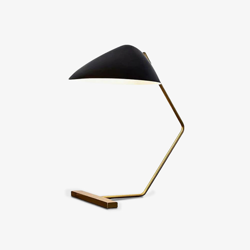 Curvilinear Mid-Century Table Lamp