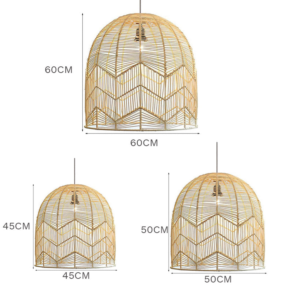 Handmade Basket Rattan Pendant Light Shades