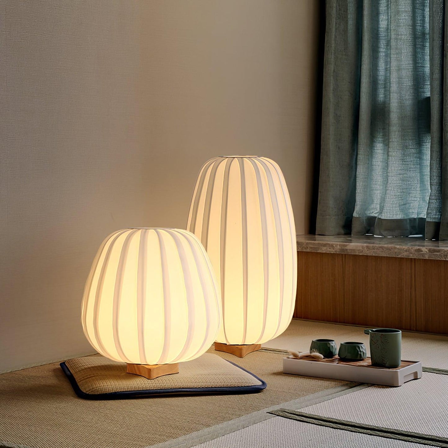 Fabric Minimalist Table Lamp