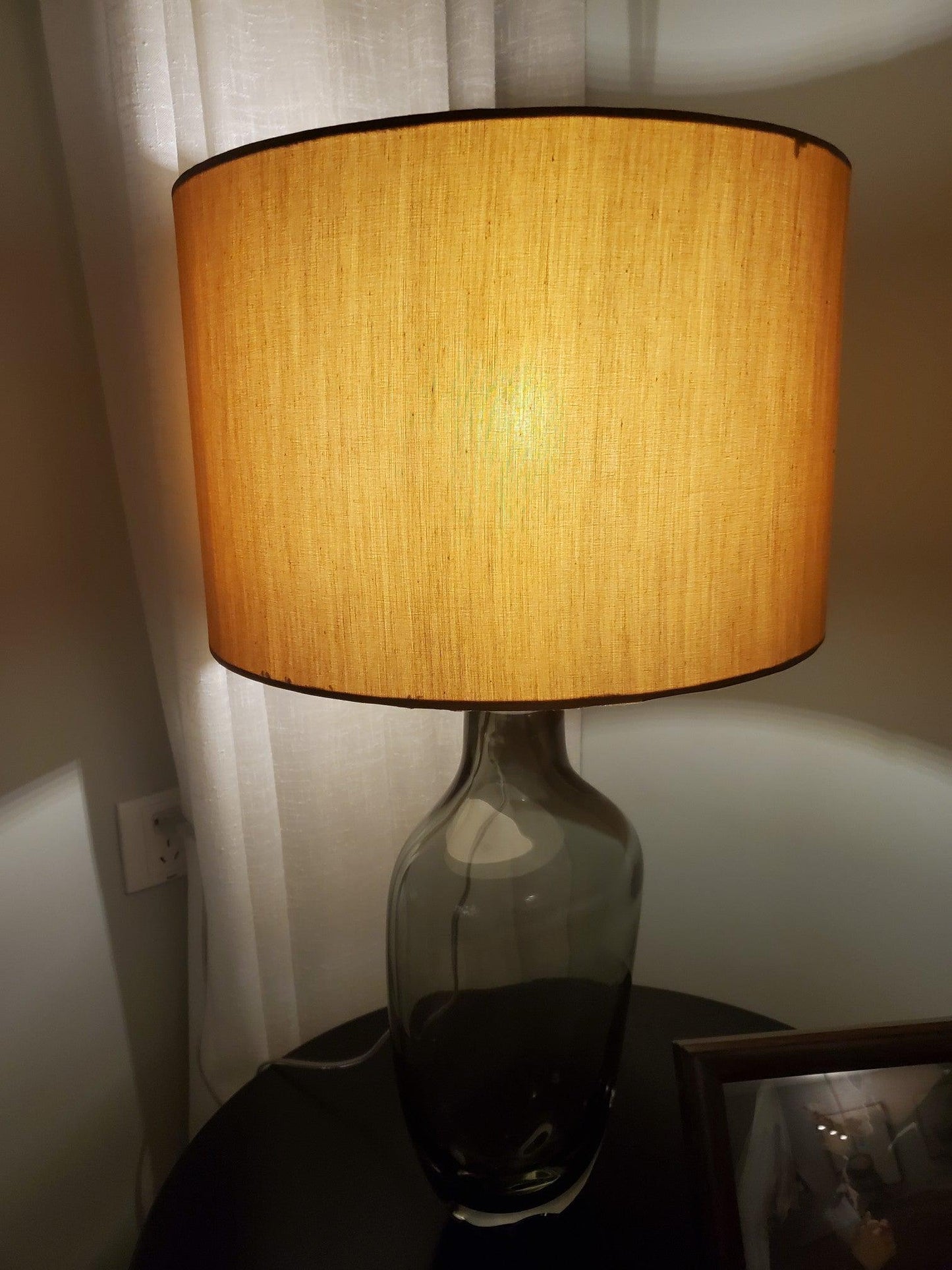 Glazed Crystal Table Lamp