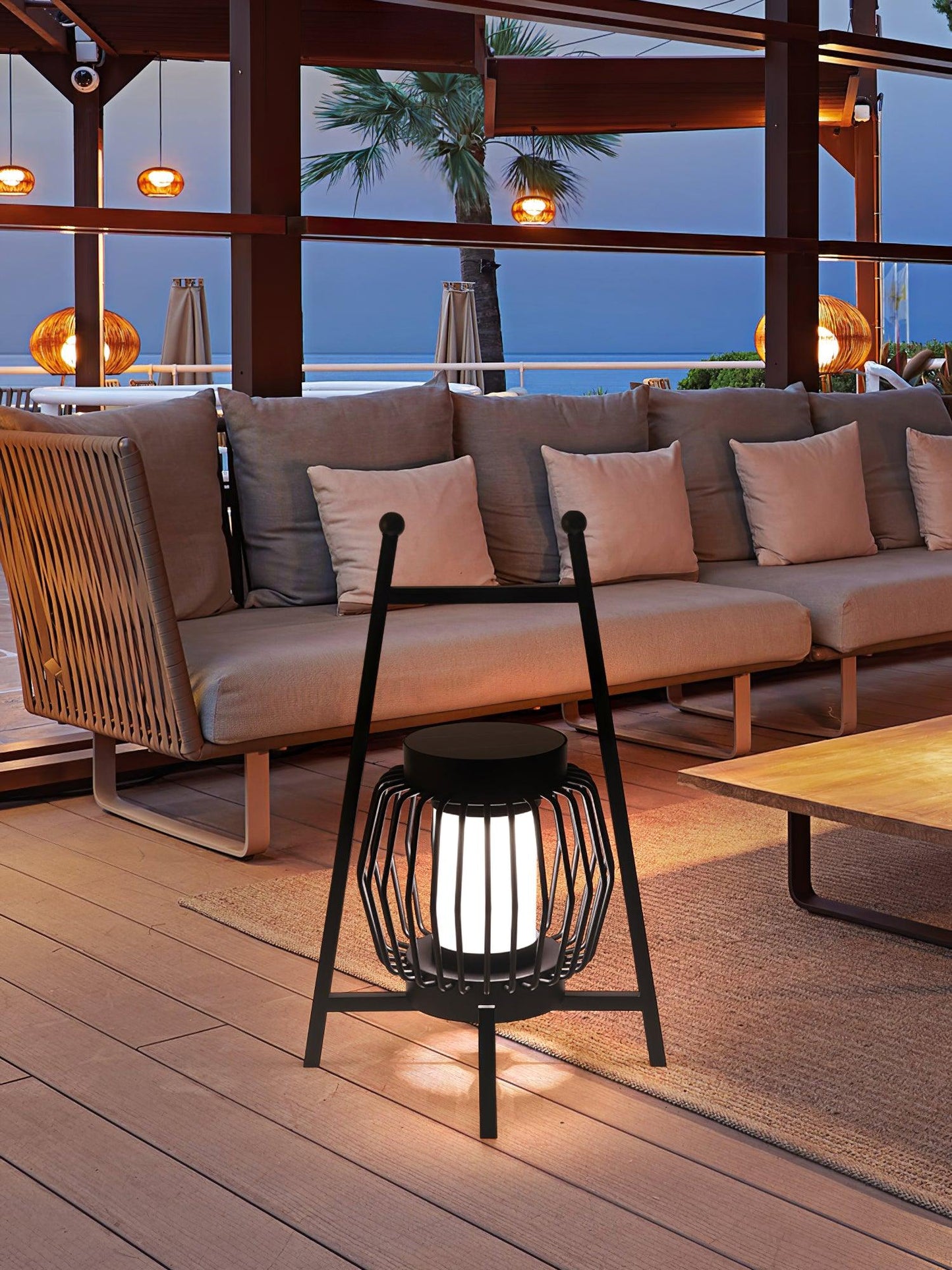 Grau Outdoor Table Lamp