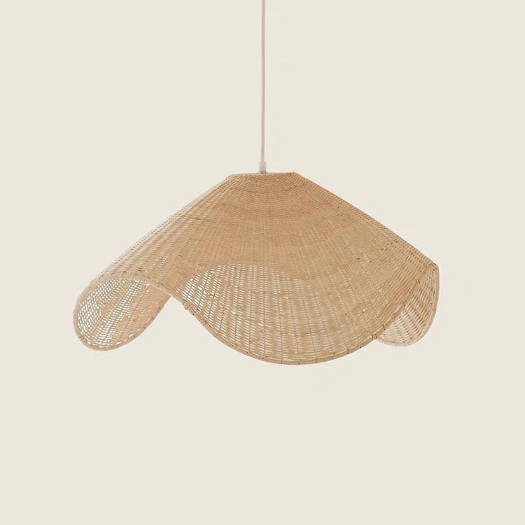 Boho Rattan Pendant Light For Kitchen Island