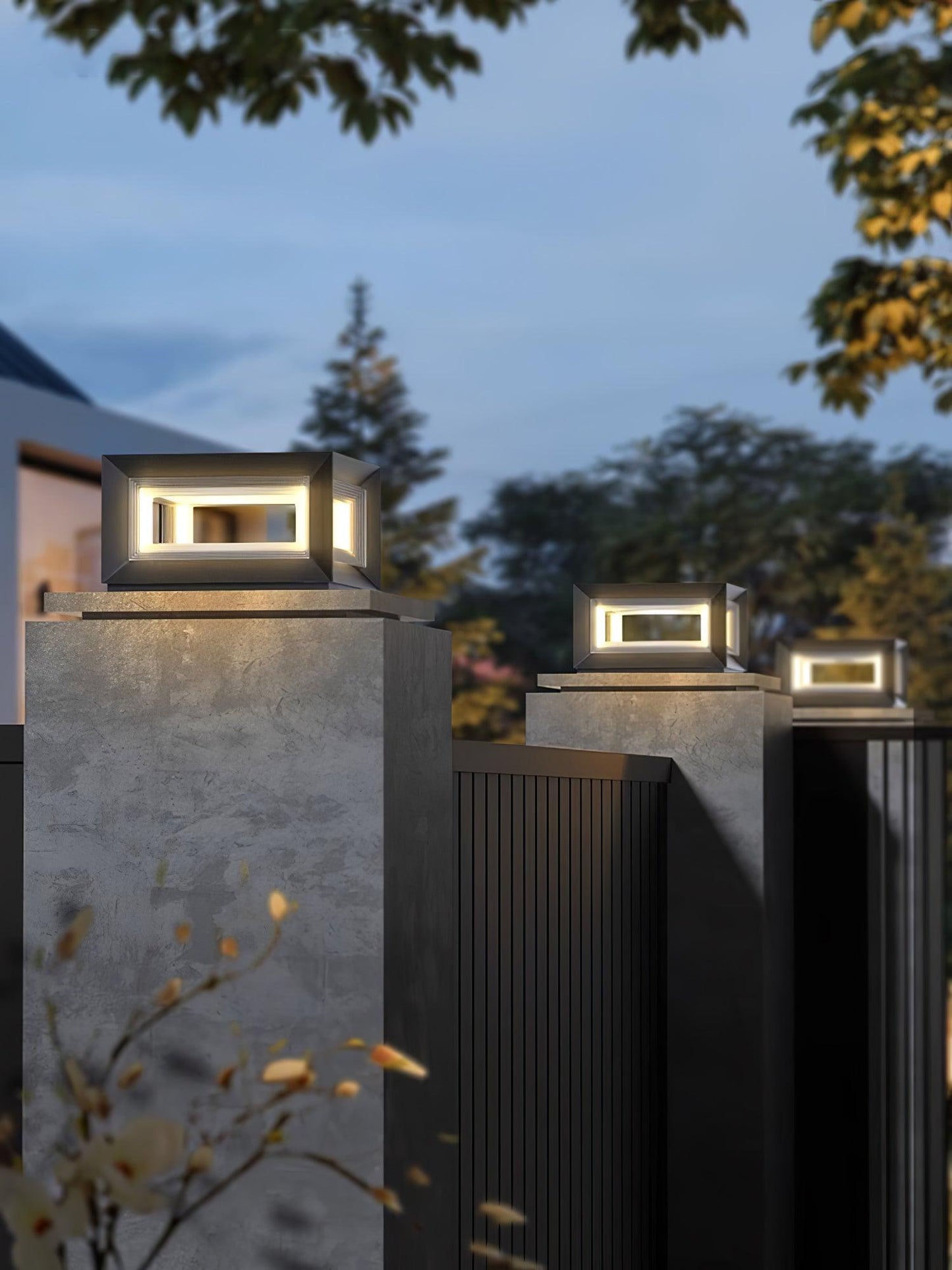 Light Cube Outdoor Post Light