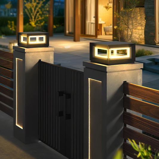 Light Cube Outdoor Post Light