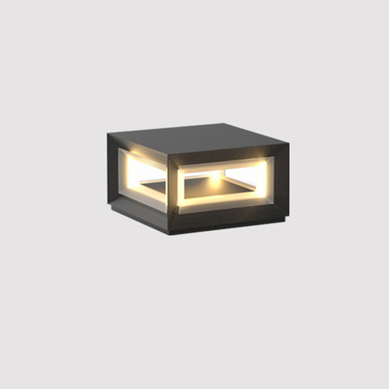 Light Cube Outdoor Post Light