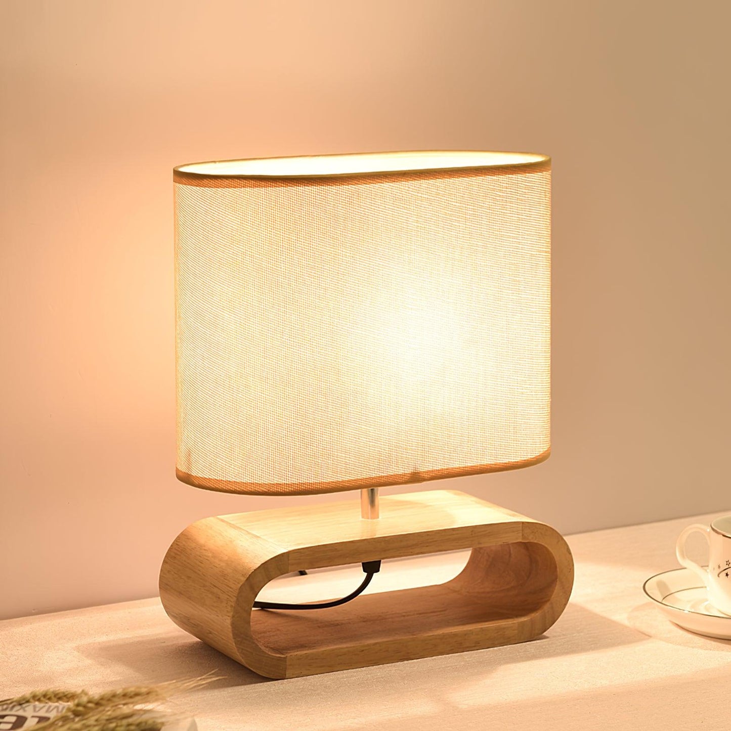 Moti Wood Table Lamp