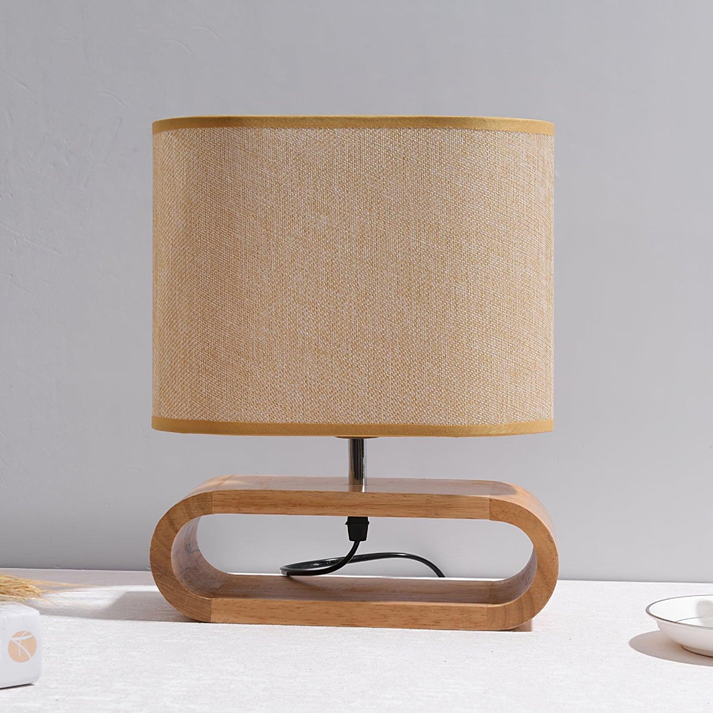 Moti Wood Table Lamp