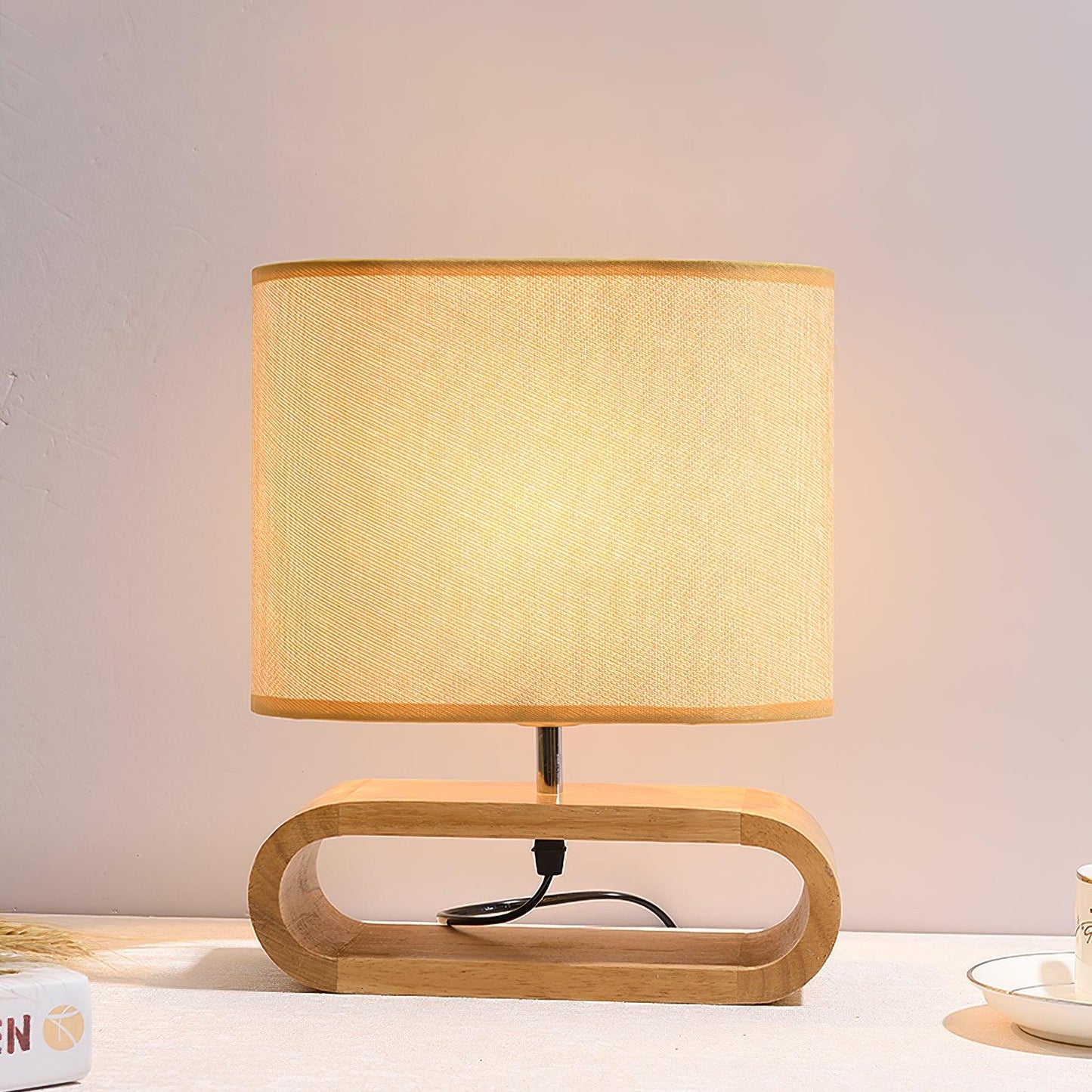 Moti Wood Table Lamp