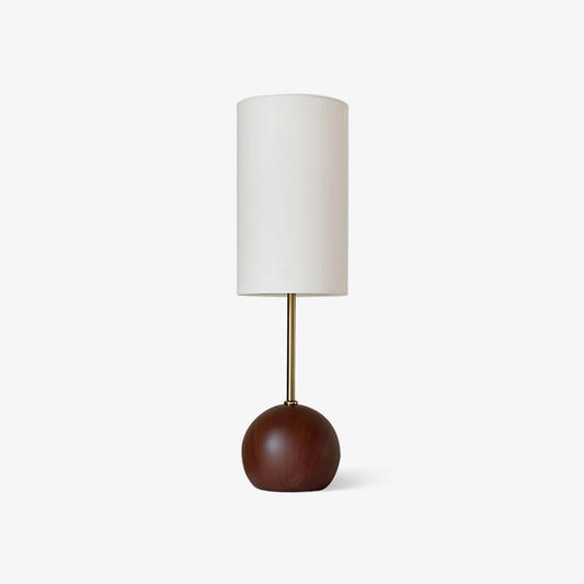 Orbis Wooden Sphere Table Lamp