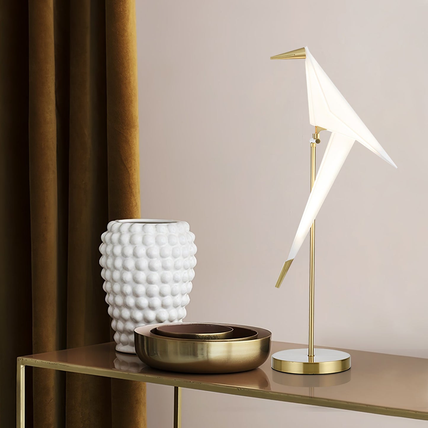 Paper Crane Bird Table lamp